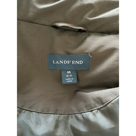 Lands’ End 80% Brown Puffer Vest. Woman’s SZ M - Picture 3 of 4